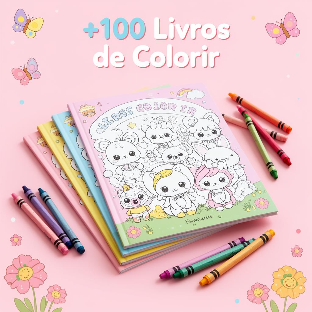 +100 Livros de Colorir