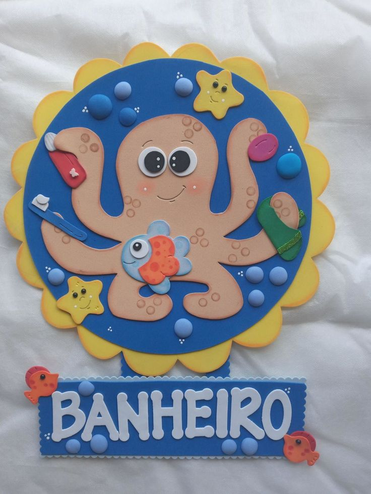 Polvo decorativo para banheiro em EVA